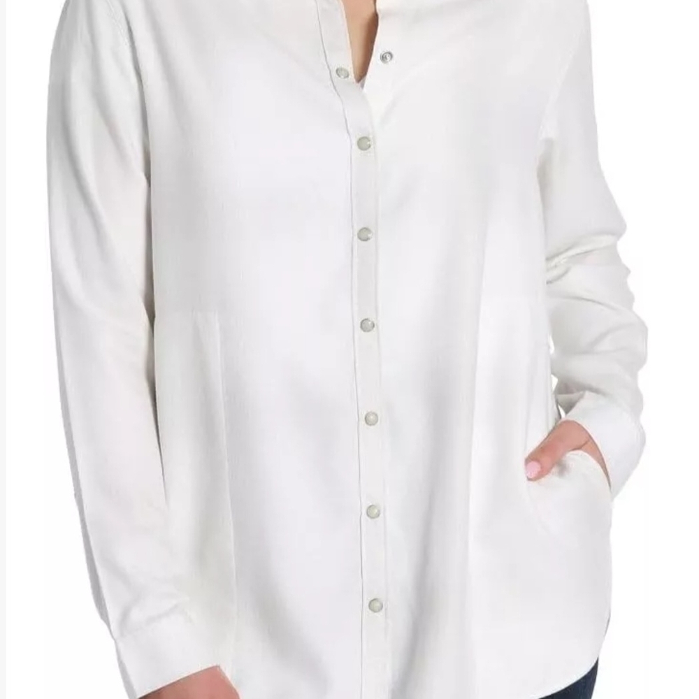 - Jachs Girlfriend Ladies Women's Flannel Shirt White Size M
